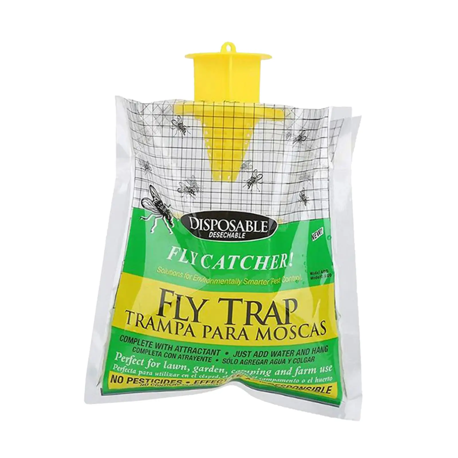 Fly Wasp Bag Hanging Professional Fly Cage for Garbage Ponds Patio Barns