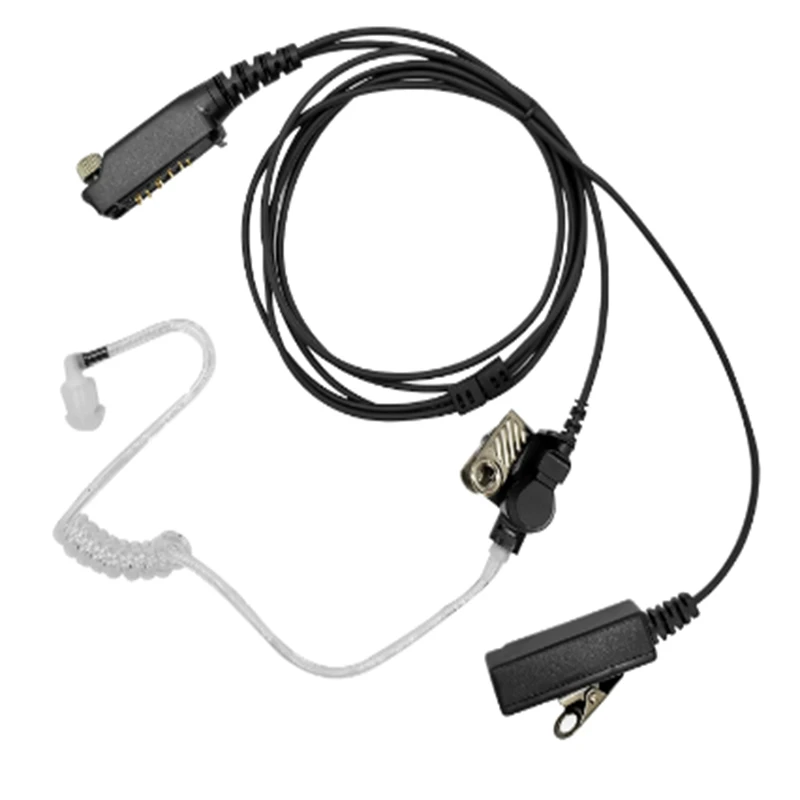 Colgador de oreja de tubo acústico de dos cables para Radios Sepura, STP8000, STP8035, STP9038, STP8040, STP9080, STP9000, STP9100, STP9200 SC, 300-01628