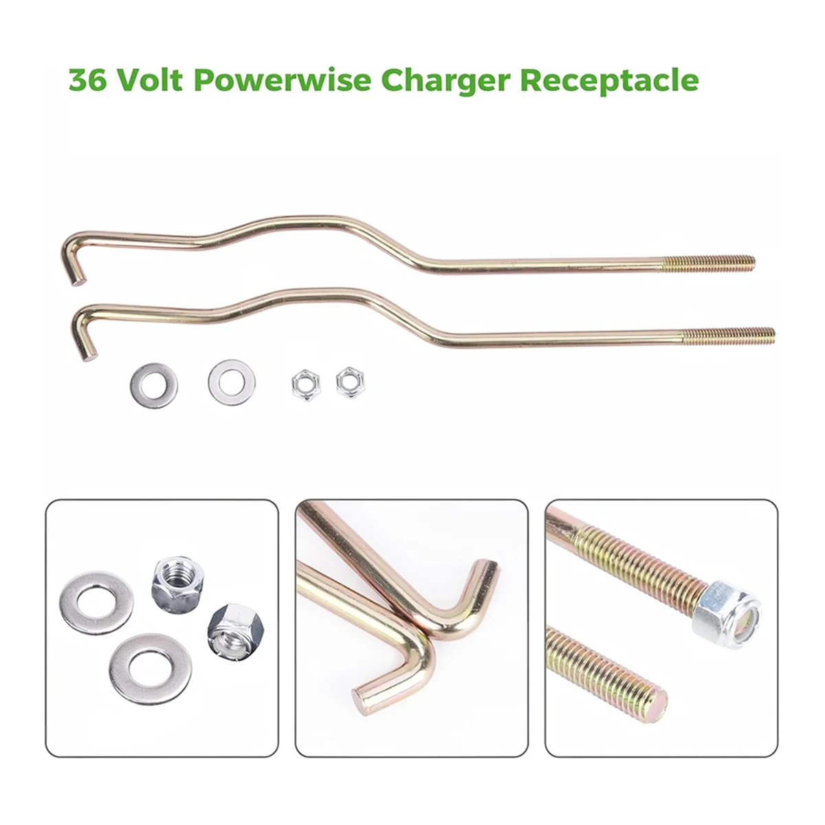 لوحة تثبيت البطارية QA88X مع مجموعة قضبان لسيارة النادي السابقة 2004-2009 عربة جولف كهربائية 48 فولت، 102534001 102526801