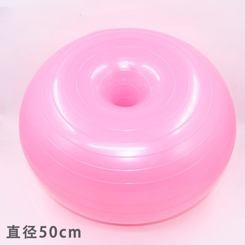 Yoga Ball Exercise Fitness Pilates Donut Balance Fitness Ball Exercise Training Home Gymnastics Gym Thickening Anti-blast