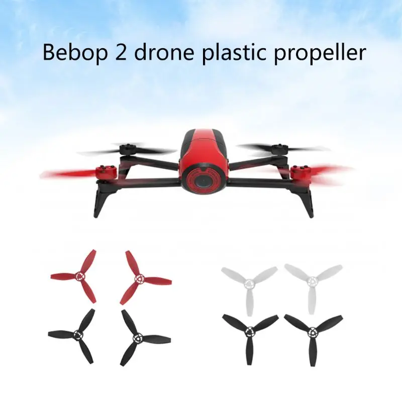 4 pçs conjunto hélice substituição parafuso para papagaio bebop 2 mini quadcopter helicóptero acessórios f19e