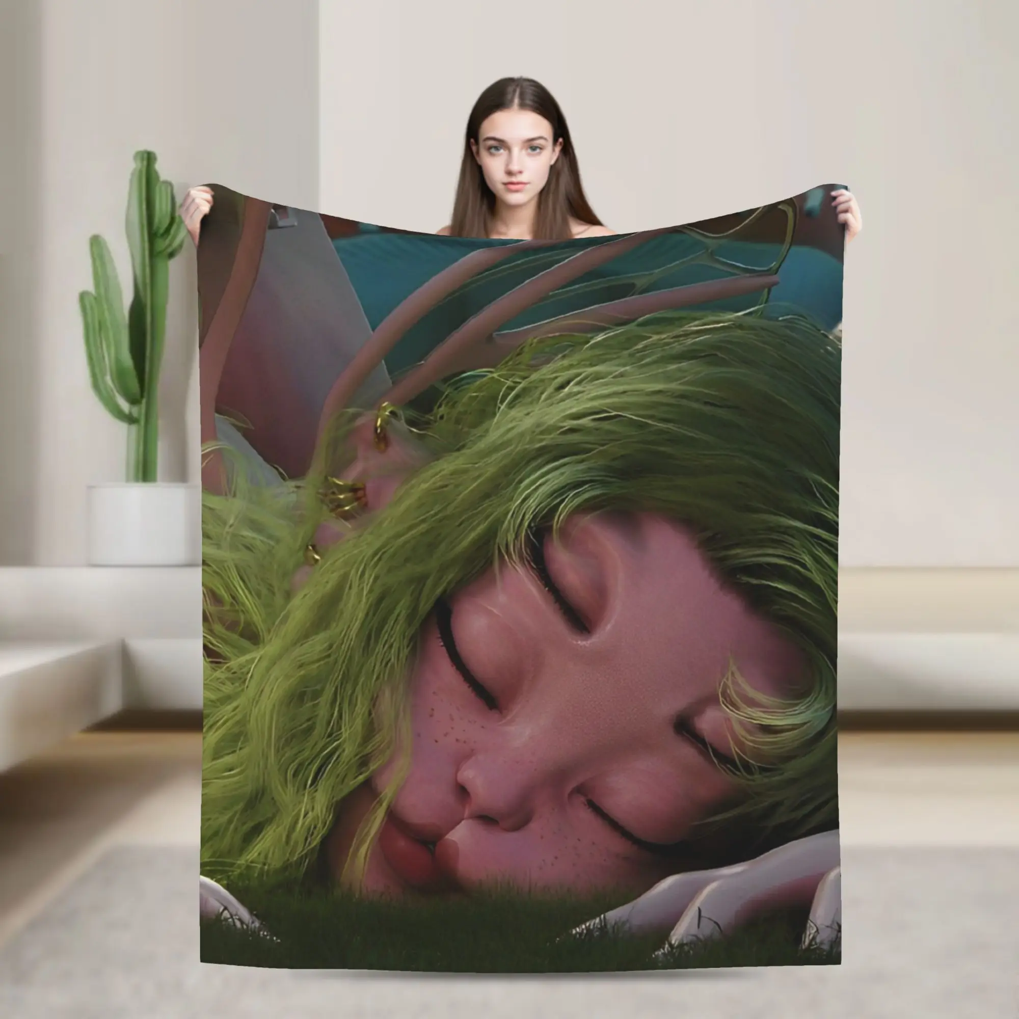 American Singer Melanies Martinezs Portals Blanket Cover Coral Fleece Plush Thin Throw Blanket for Airplane Travel Bedroom Quilt