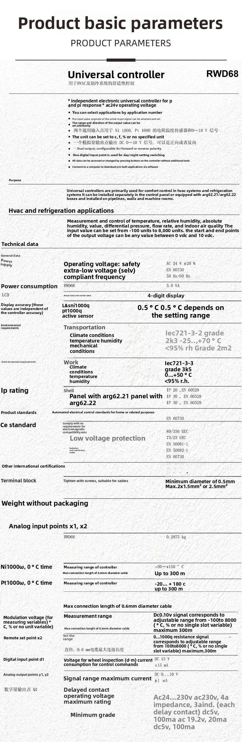Controller versione cinese, controller universale LCD