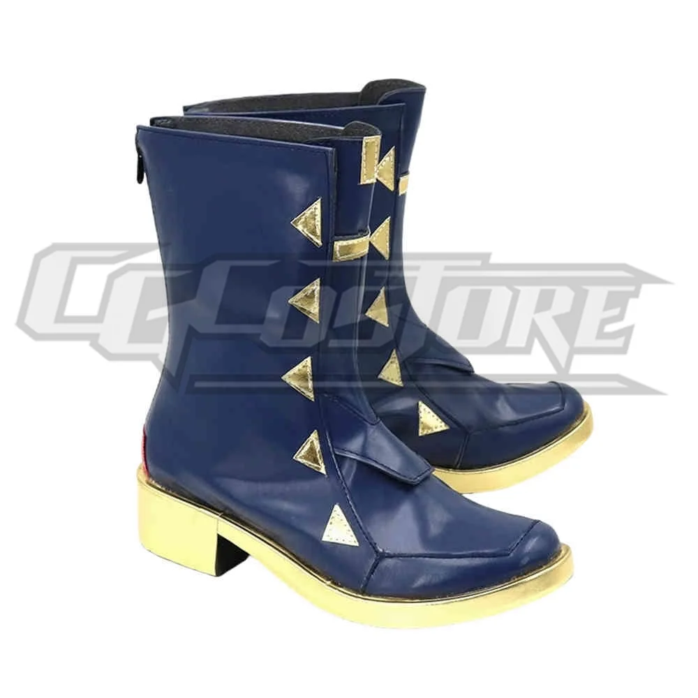 Shellin Burgund vtuber Cosplay Schuhe Stiefel für Männer Unisex Anime Charakter Kostüme Schuhe Kostenloser versand ACS-6057