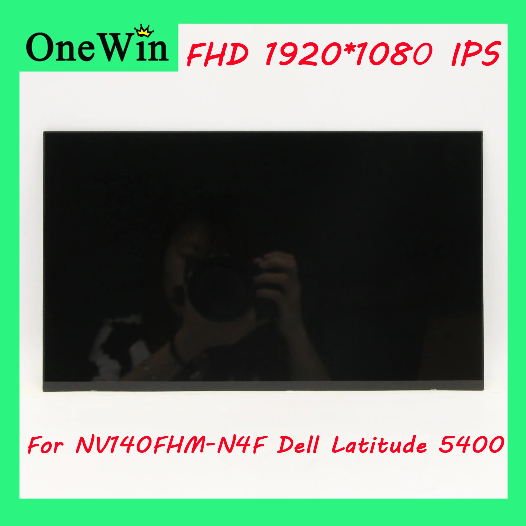 14.0 inch OEM for Dell Latitude 5400 NV140FHM-N4F FHD 1920*1080 45% NTSC EDP 30 pins Glossy Haze 0% Laptop Screen No Screw Holes