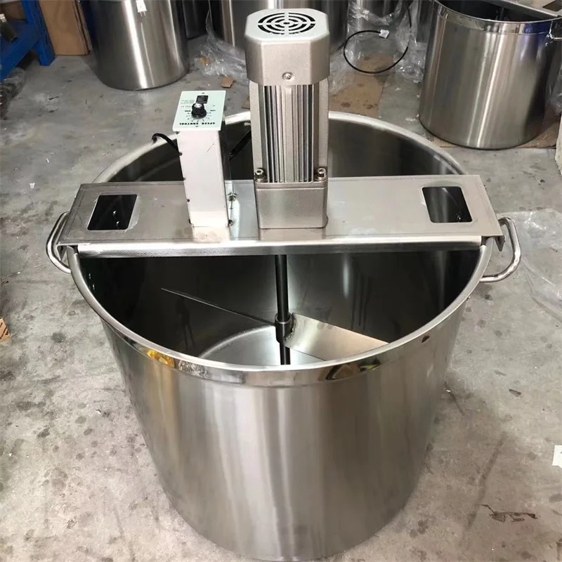 Stir-Fry Mixer Sauce Pot Sauce Cooking Machine 40cm Electric Stainless Steel Bucket Automatic
