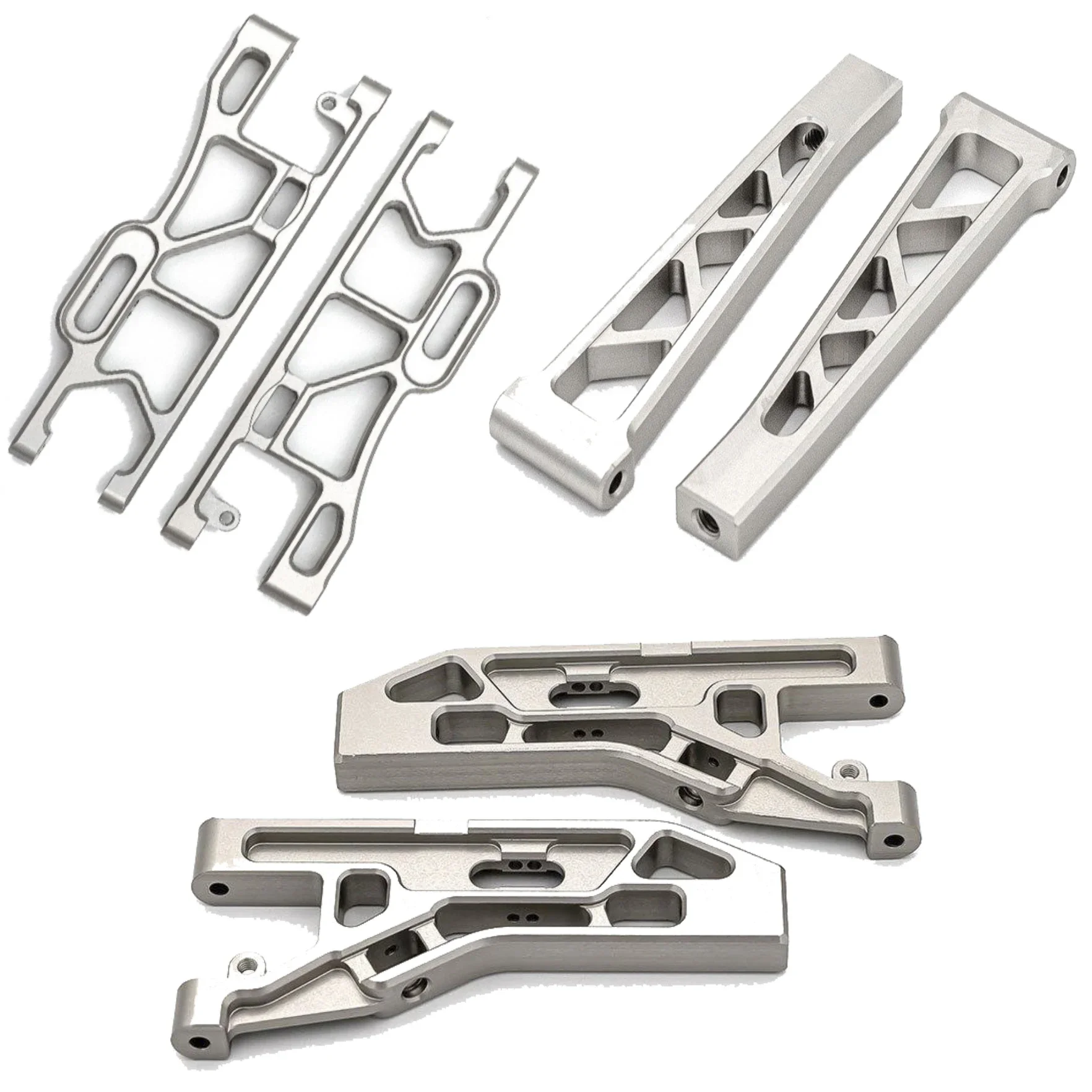 Metal Front and Rear Suspension Arm Set For 1/8 Team Corally Kronos RC Car Upgrades Parts Accessories