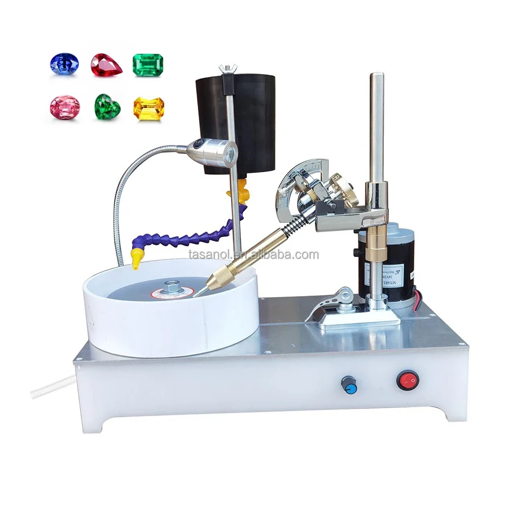 Mini DIY Jewelry Making Tools Adjustment Speed control Gemstone Faceting Machine