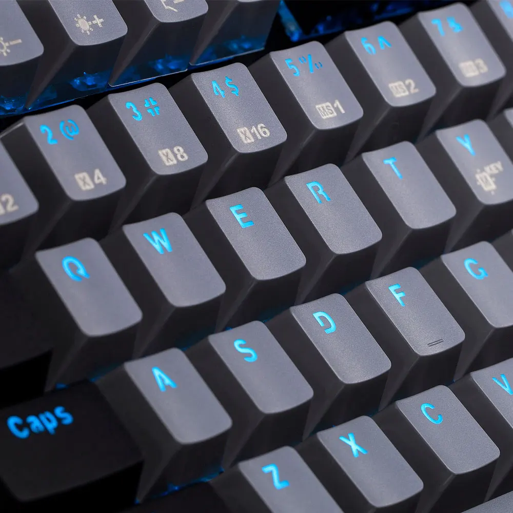 HEXGEARS GK705 기계식 키보드 RU/EN ABS 키 캡 104 키 Kailh 스위치 PC 용 핫 스왑 가능 전문 게임용 게이머 키보드 썸네일 4