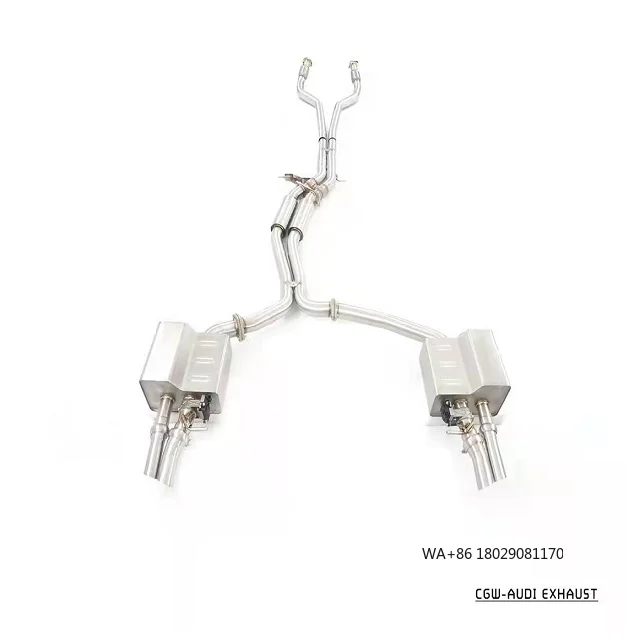

CGW Sound Exhaust Valved Muffler Piping System for RS7 C7 4.0T 2013-2020 Carbon Fiber Tips