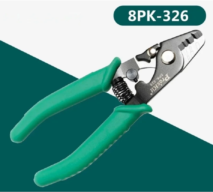 8PK-326 clamp Fiber stripping pliers 8PK-326 Tri-Hole Fiber Optic Stripper 8PK-326 FTTH FIber Wire stripper