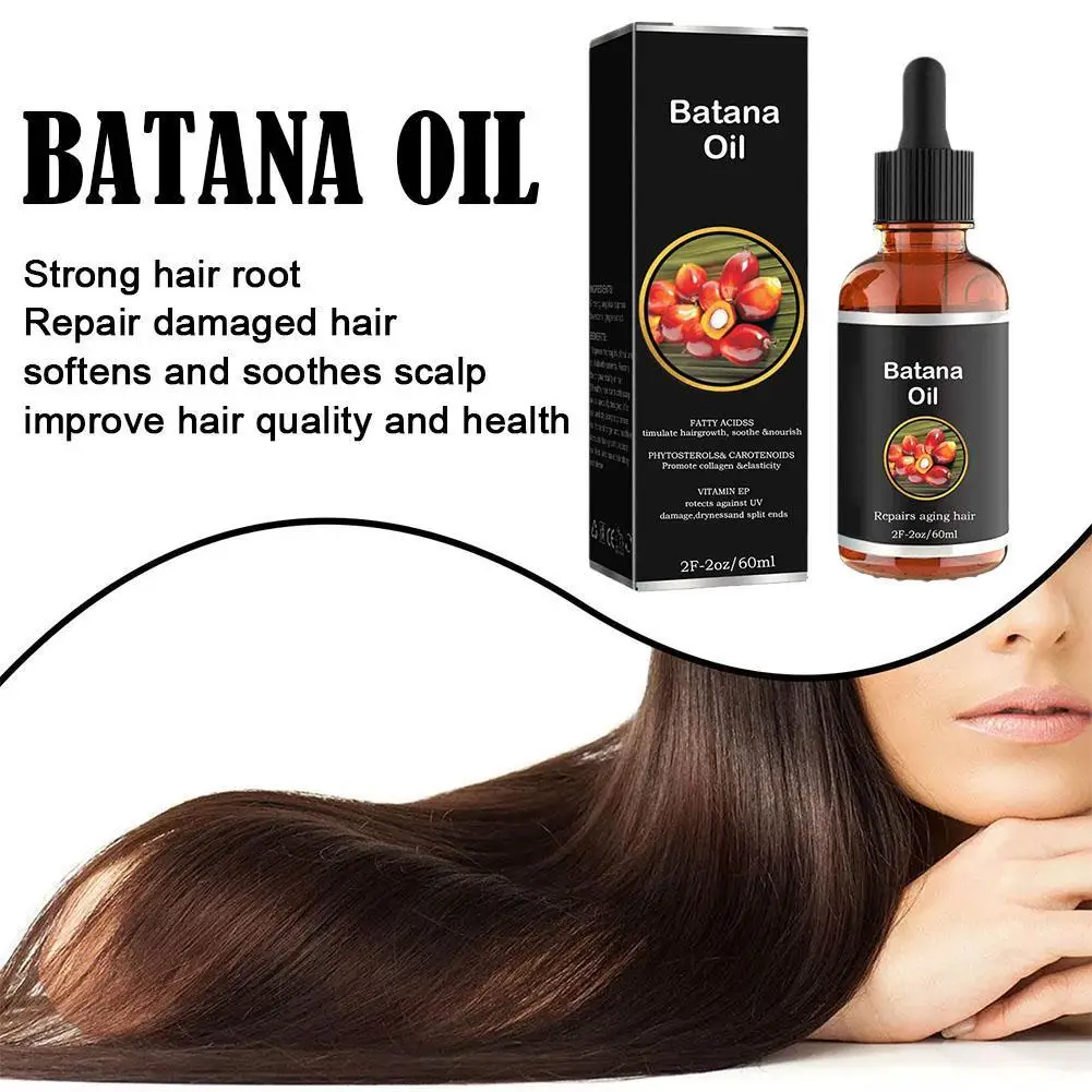 Batana Oil Anti Break Loss Hair Grow up OilFor Promotes Hair Wellness For Men & Women 60ml Fiber Hold Spray For Hair