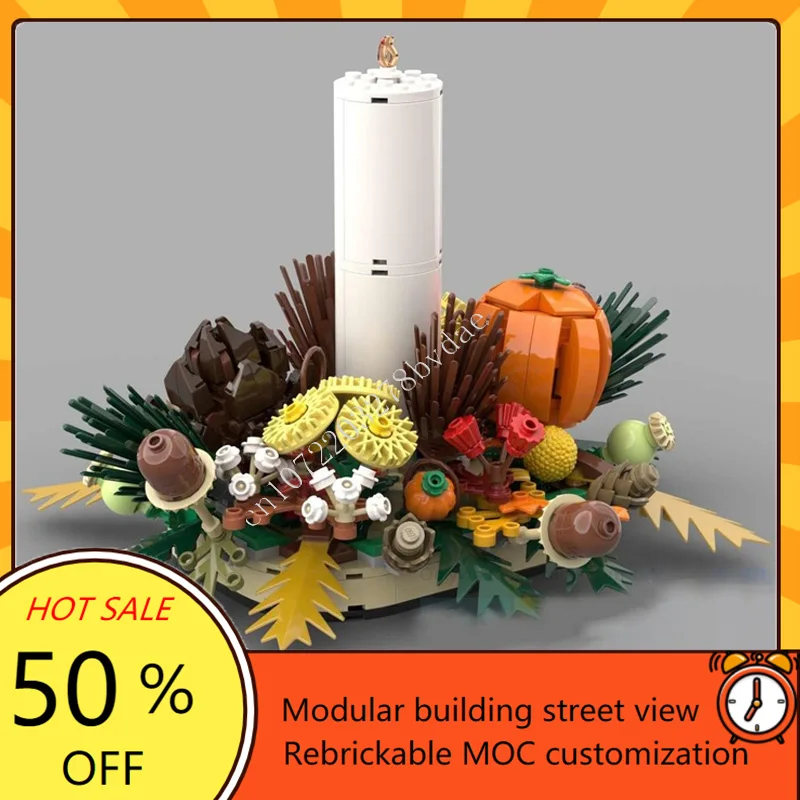 

456 шт. MOC город осеннее украшение стола милые аксессуары для головоломок на заказ домашняя техническая сборка «сделай сам» друзья рождественские игрушки подарки