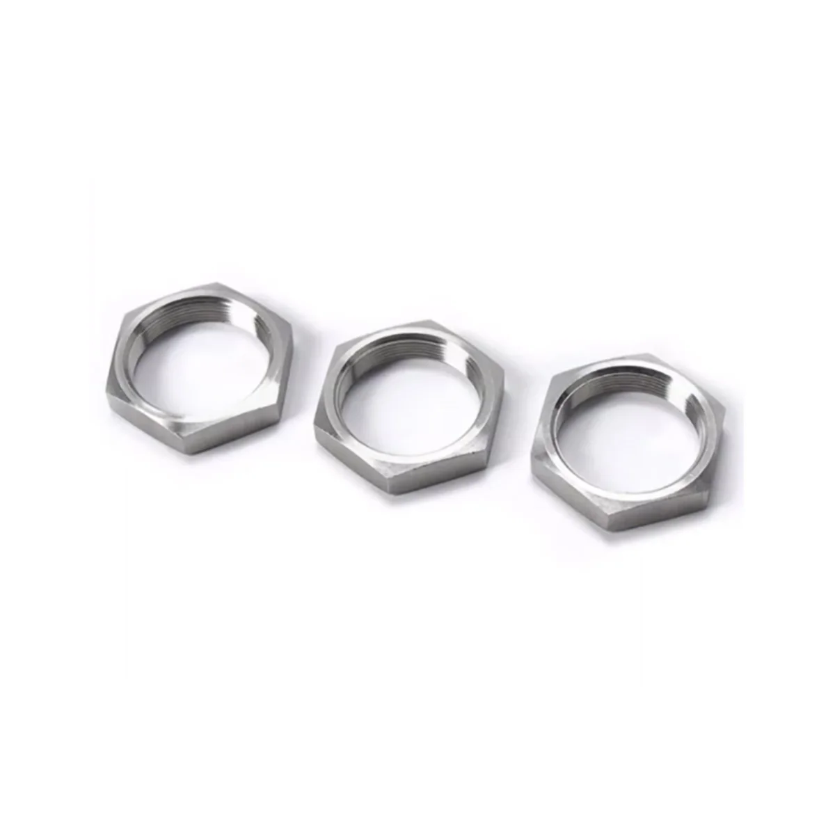 304 Stainless Steel Hexagonal Thin Nut / Water Tank Joint Locking Nut