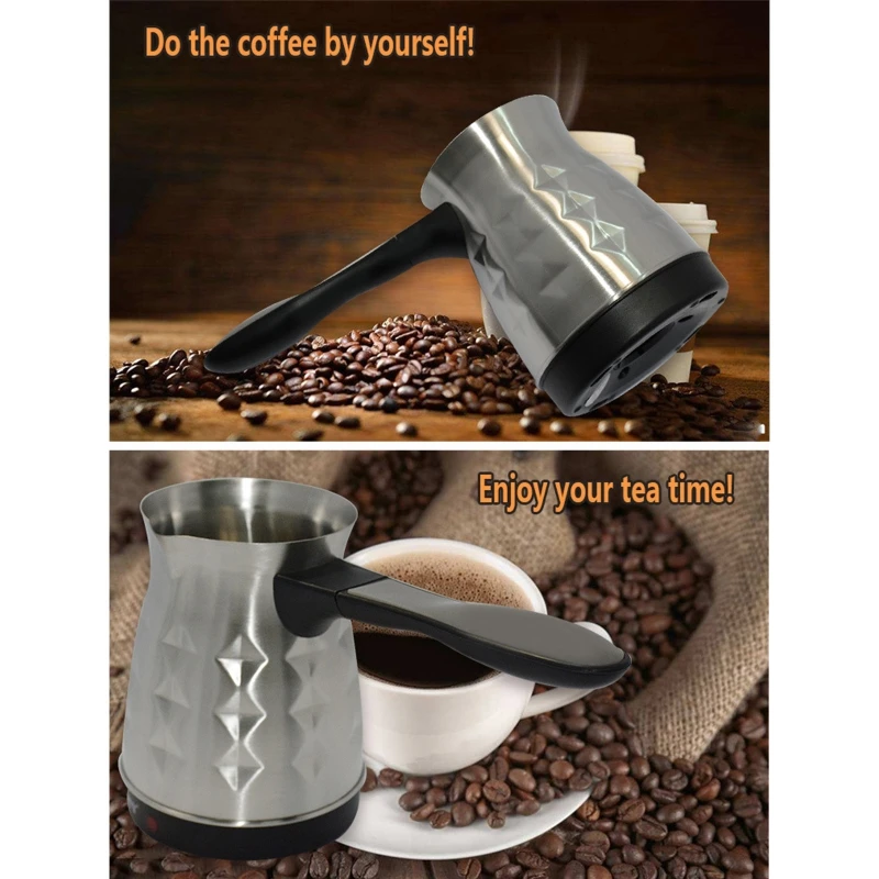 Cafetière électrique à expresso turc, chauffe-beurre, lait, prise ue