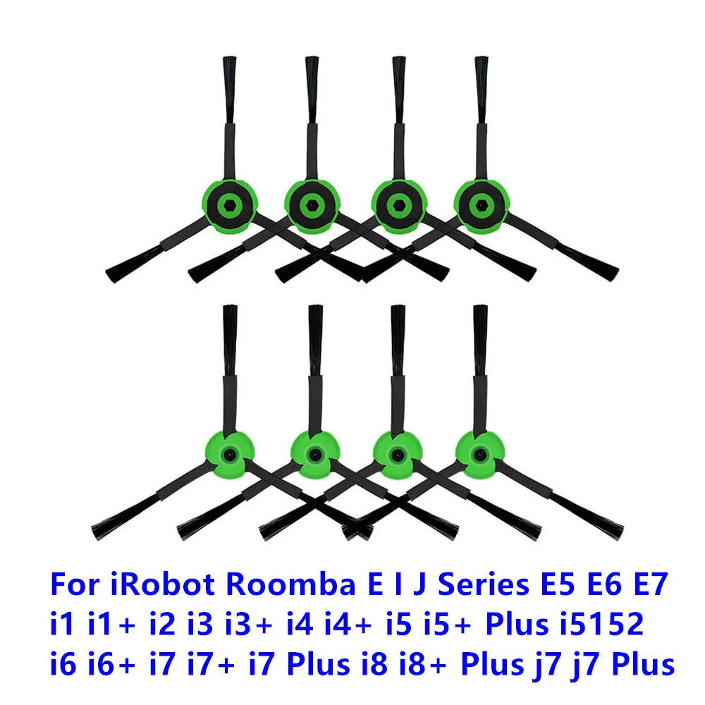 8PCS Side Brush For iRobot Roomba E I J Series i1 i1+ i2 i3 i3+ i4 i4+ i5 i5+ i5152 i6 i6+ i7 i7+ i8 i8+ j7 j7 Plus E5 E6 E7