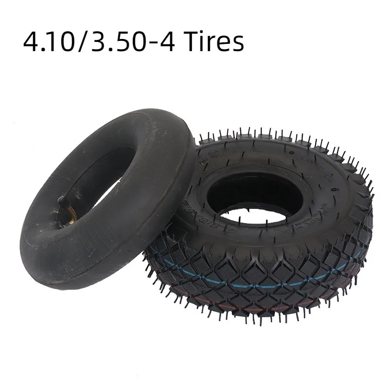 4.10/3.50-4 Tires 4.10-4 3.50-4 Tyre And Inner Tube for Electric Tricycle, Trolley,Electric Scooter,warehouse Car Tire Parts