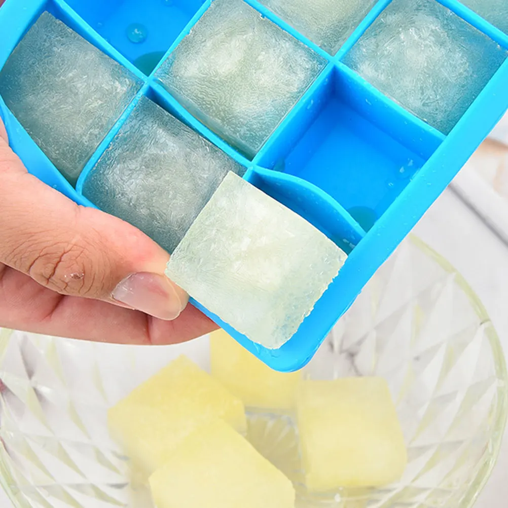 

3Pcs Silicone Ice Cube Mold Tray 24Compartments DIY Creative Homemade Cover Reusable Kitchen Bar Tools Beverage Ice Mold