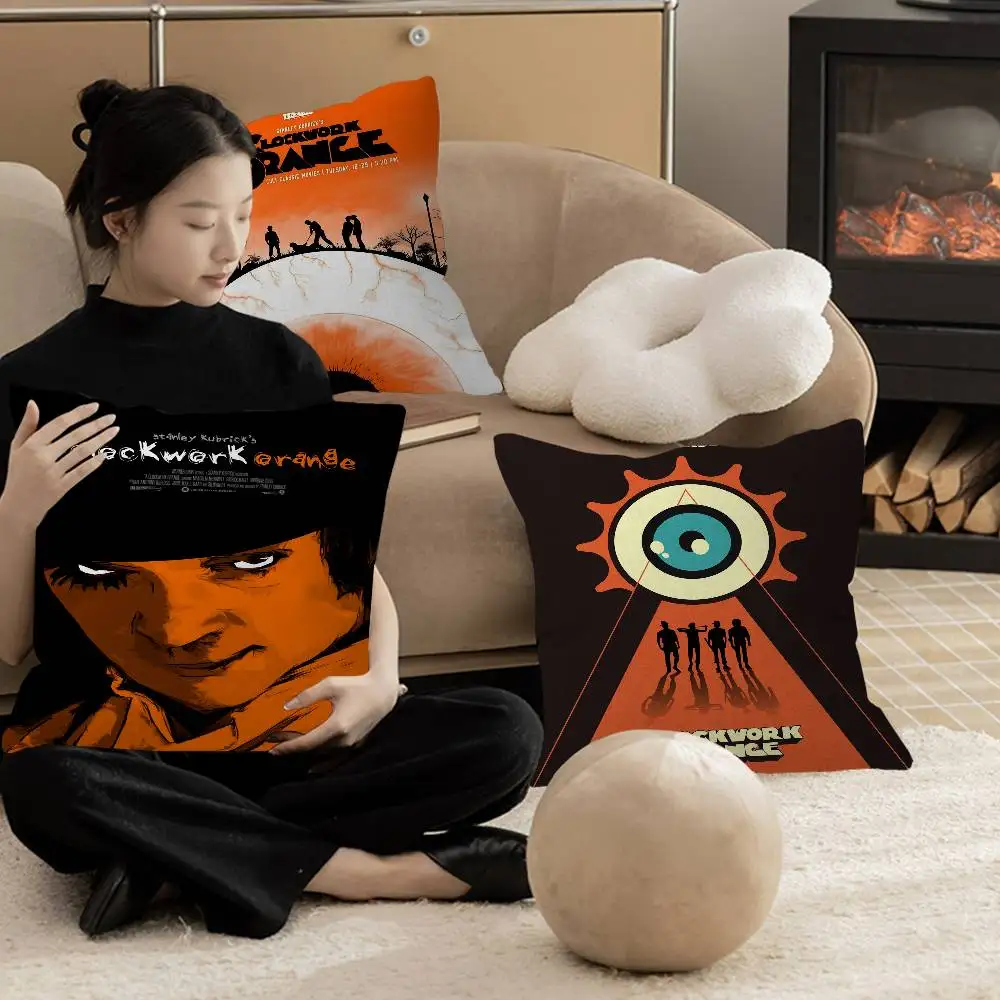 

Чехол для подушки «Механический апельсин» для дивана, декор для дома и комнаты, подарок для детей