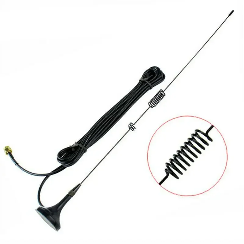 UT-106 เสาอากาศรถยนต์แม่เหล็ก VHF UHF SMA-ชายติดตั้งเสาอากาศสําหรับ Baofeng UV-3R สําหรับ TYT TH-UV3R วิทยุ Walkie Talkie อุปกรณ์เสริม