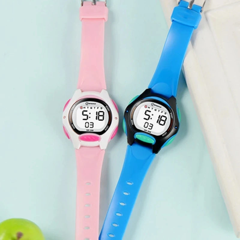 Children's Electronic Watch Sports Waterproof Luminous Alarm Clock high-quality Simple Student Multifunctional Digital Watches