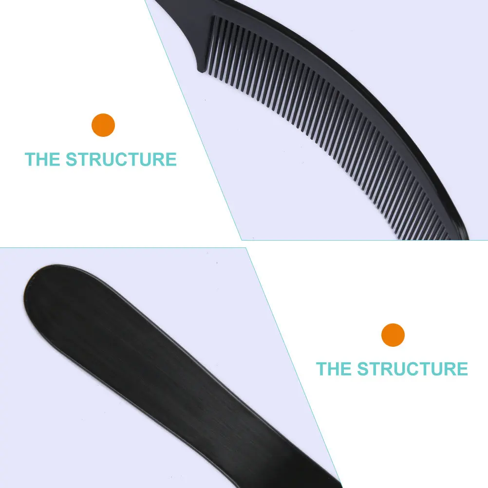 

Набор из 4 мужских расчесок для волос: парикмахерская расческа для стрижки, расческа для укладки и разделения прядей, безопасная для кожи головы расческа с мелкими зубьями для ежедневного использования