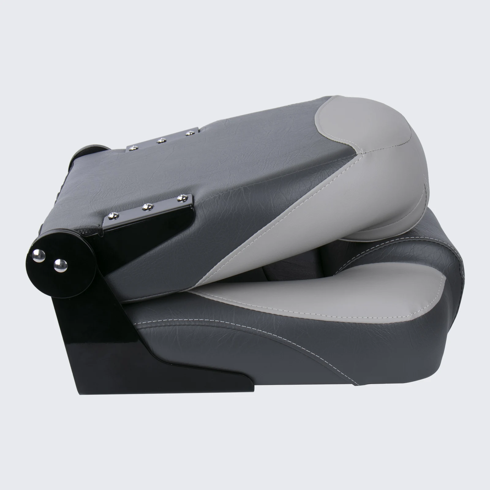 Boat Accessories Marine Folding Chair Speedboat Grey and Black Boat Seat Sailor Swivel Folding Seat