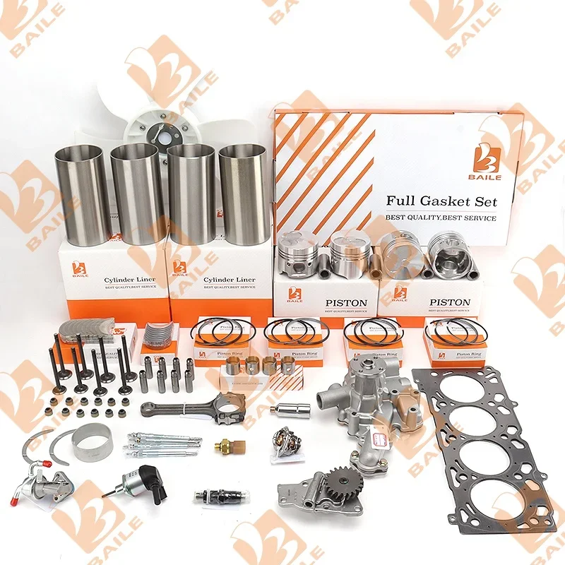 Engine Rebuild Kit 1DZ 1DZ-1 1DZ2 Engine Overhaul Kit Piston Ring Liner Kit With Full Gasket For Wholesale