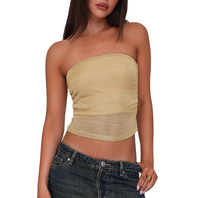 

Сексуальный однотонный жилет без рукавов Me Bal для женщин, трикотажный трикотаж, тонкий, обычный, тонкий, весна 2025