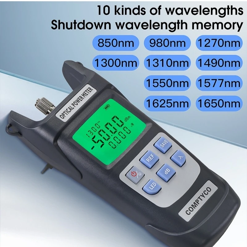 FTTH Fiber Tester Tool Kit (Optional) AUA-Y510A Optical Power Meter(OPM -50 ~+26dBm)&Visual Fault Locator(50/1/10/20/30mw VFL)