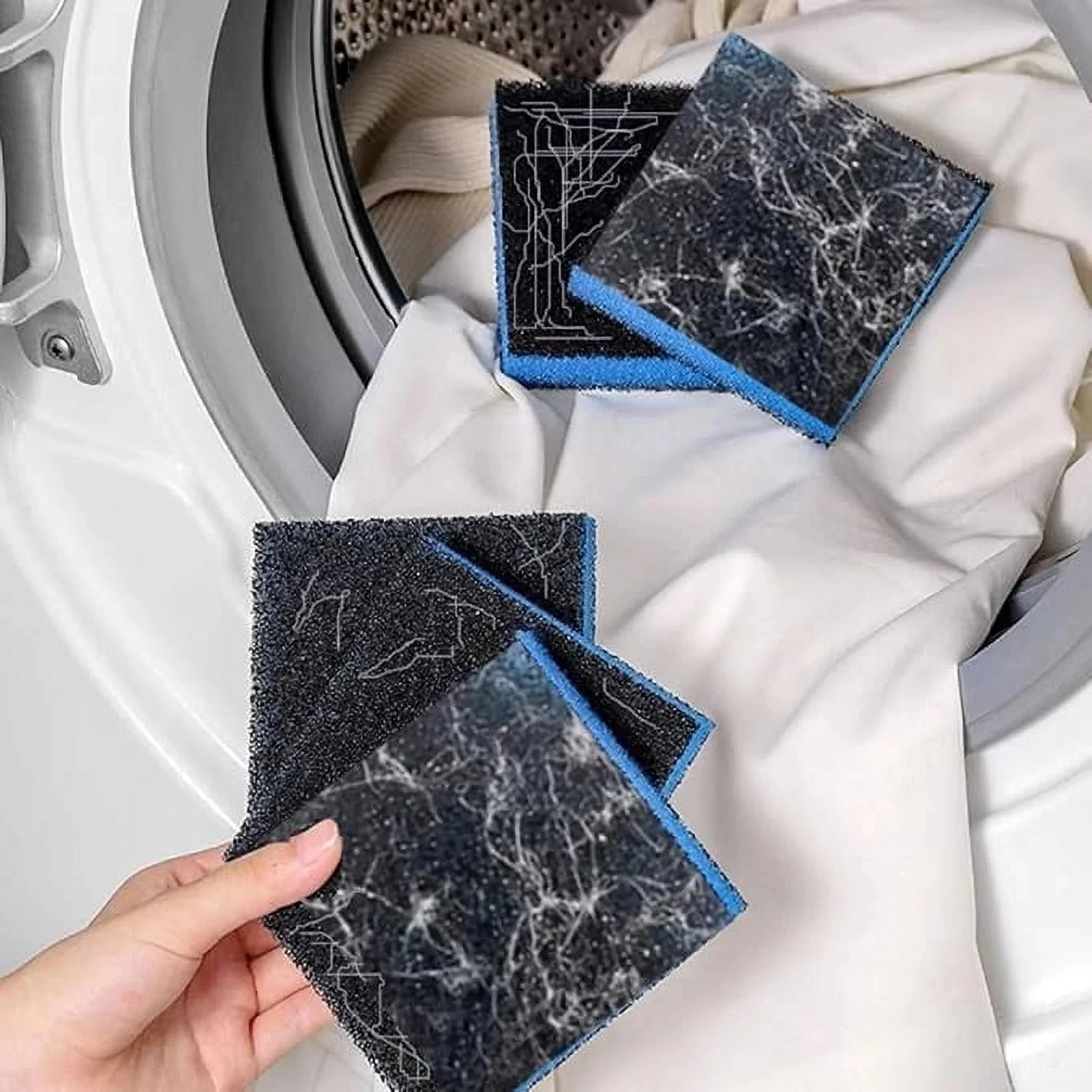 

4 шт., многоразовая наклейка для удаления шерсти домашних животных, средство для удаления кошачьей шерсти, ловушка для домашних животных, инструменты для чистки, фильтр для стиральной машины