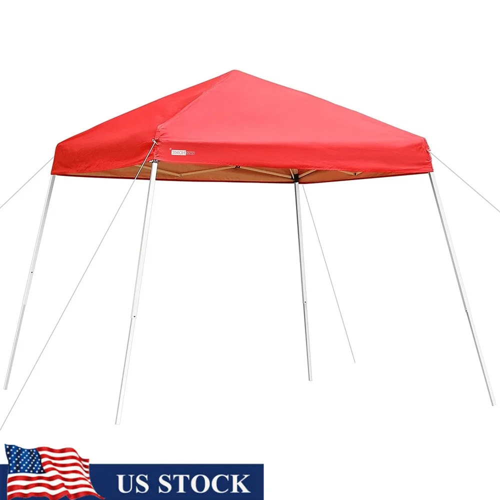 

Outdoor Instant Pop Up Canopy Tent 8x8ft Waterproof UV Protection Easy Setup Adjustable Height Camping Parties Events