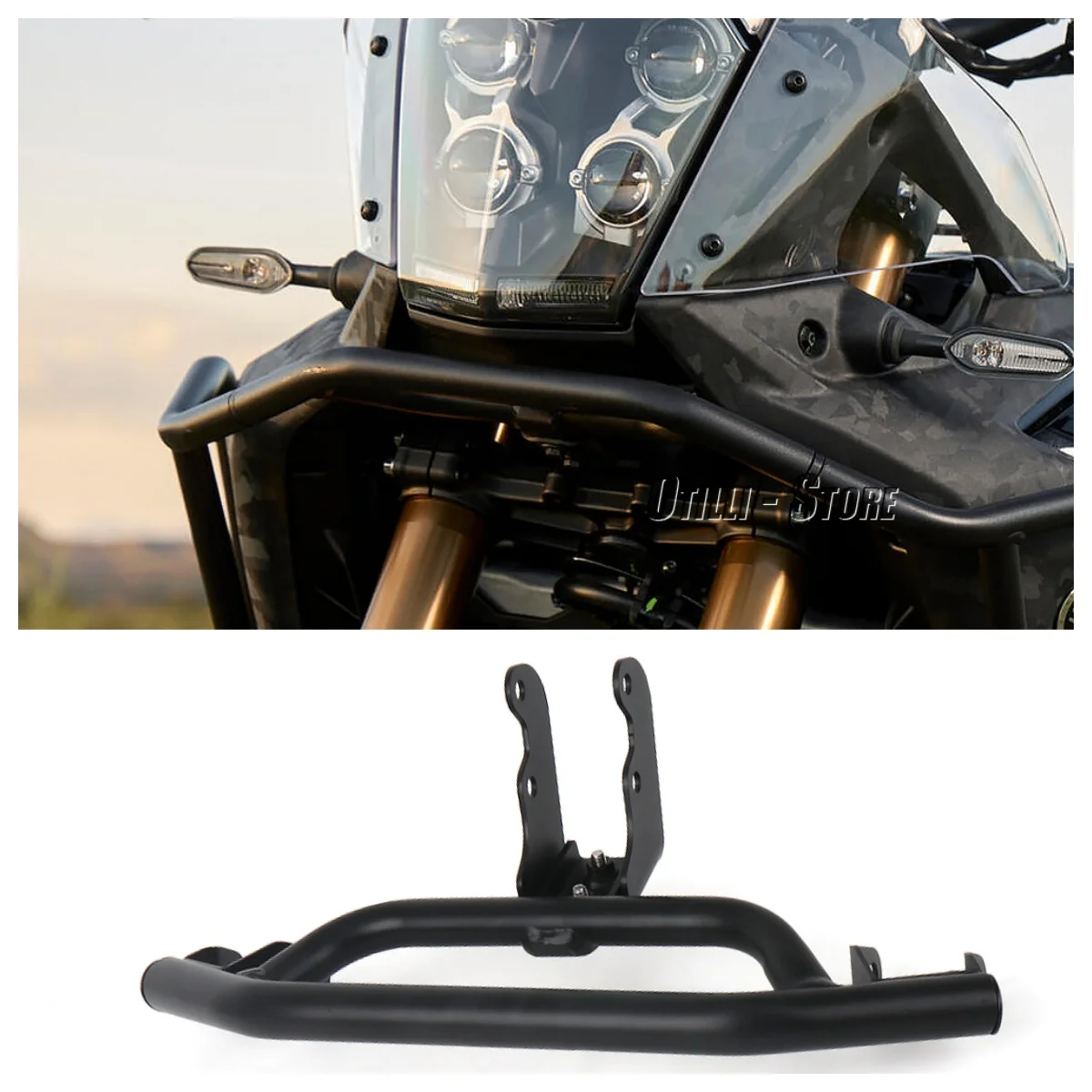 

For Yamaha Tenere 700 World Raid 2022 New Motorcycle Fog Light Mounting Bracket Spotlight Auxiliary Holder Driving Lamp Stand