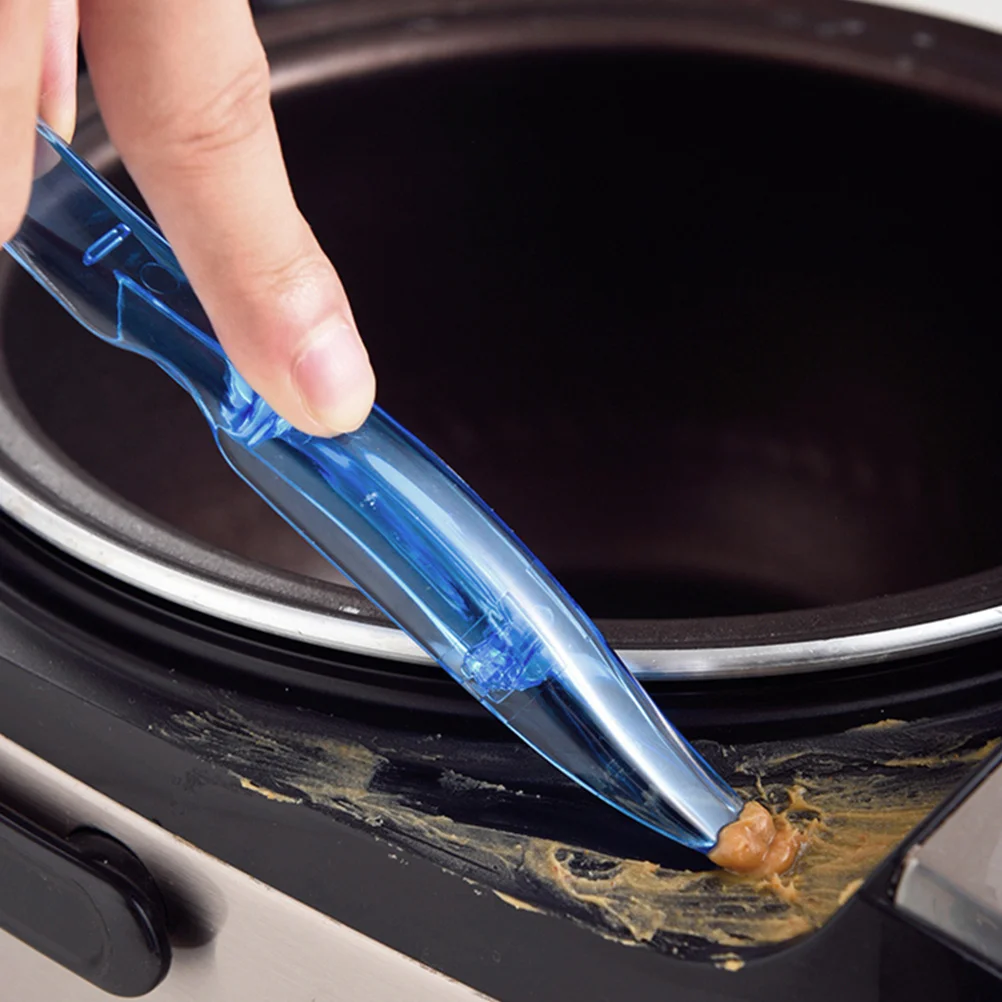 

2Pcs Kitchen Scraper Stove Cleaner Multi-Purpose Spatula Groove Gaps Shovel for Home and Shops Groove Gaps Scraper