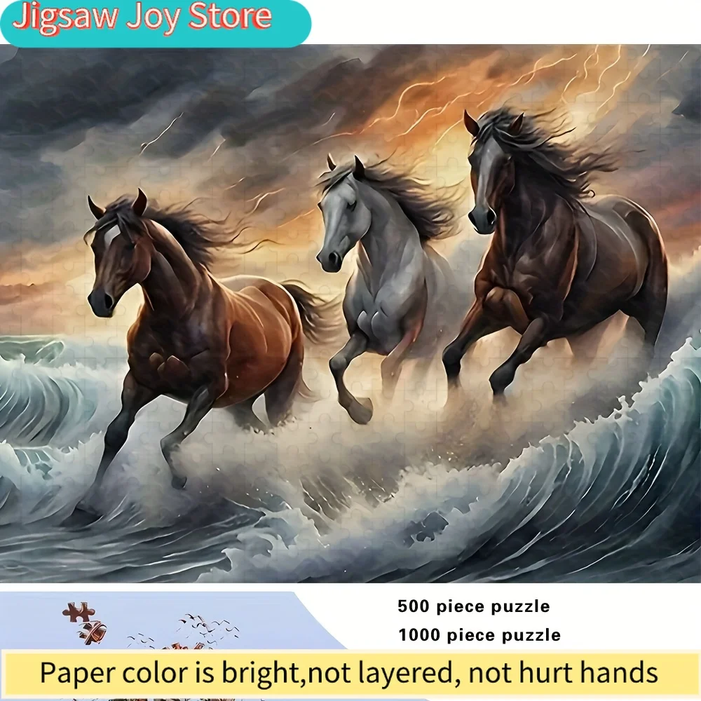 Adult Jigsaw Puzzles Suitable for Adults - Challenging Large-Scale Brain Teaser with Complex Images, Stress & Family Game Nig