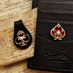Vintage Poker Clubs&Hearts Magnetic Bookmark Book Decoration Cute Magnet Page Markers Reading Student Office Stationery 2024 New