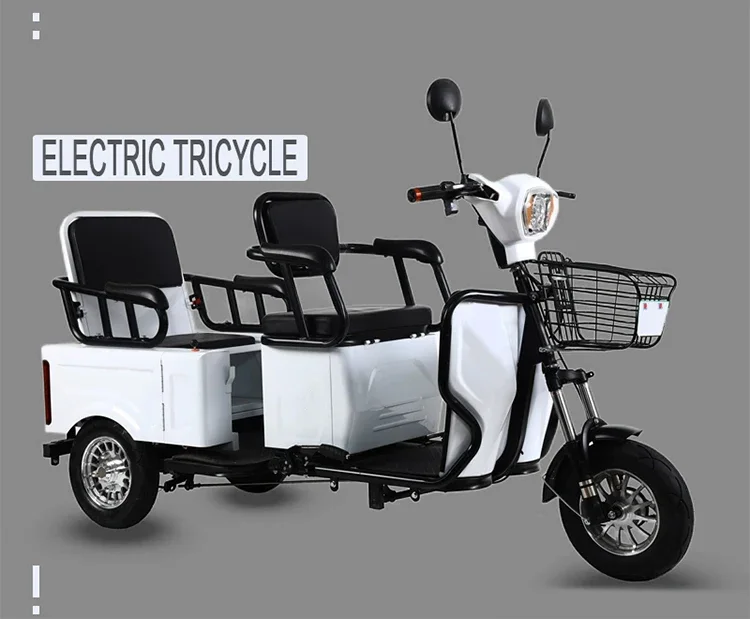 HOT SALE 48V 600W Super long ride Strong endurance Power Battery triciclo electrica Electric Tricycles for adult