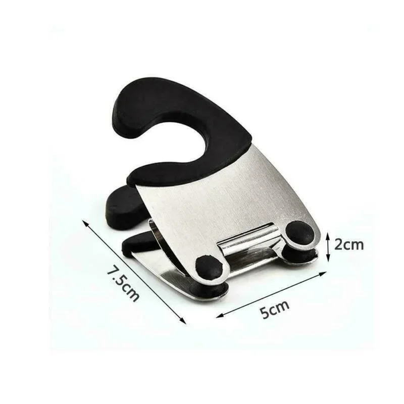

Pot Spoon Holder Pot Clip Holder Anti Scald Silicone Grip for Spoon Spatula Fork Cooking Utensils Spoon Rest Kitchen Accessories