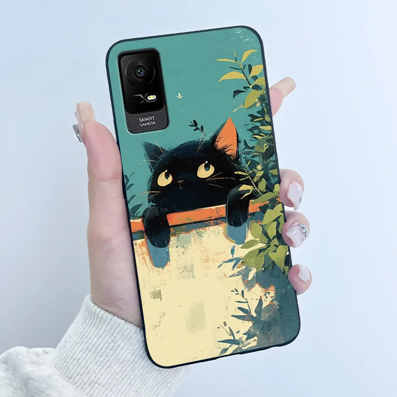 Funda bonita para TCL ION X / TCL ION V / TCL 40Z, funda protectora, funda TCL ION Z, carcasa con estampado, carcasa de silicona suave con dibujos animados