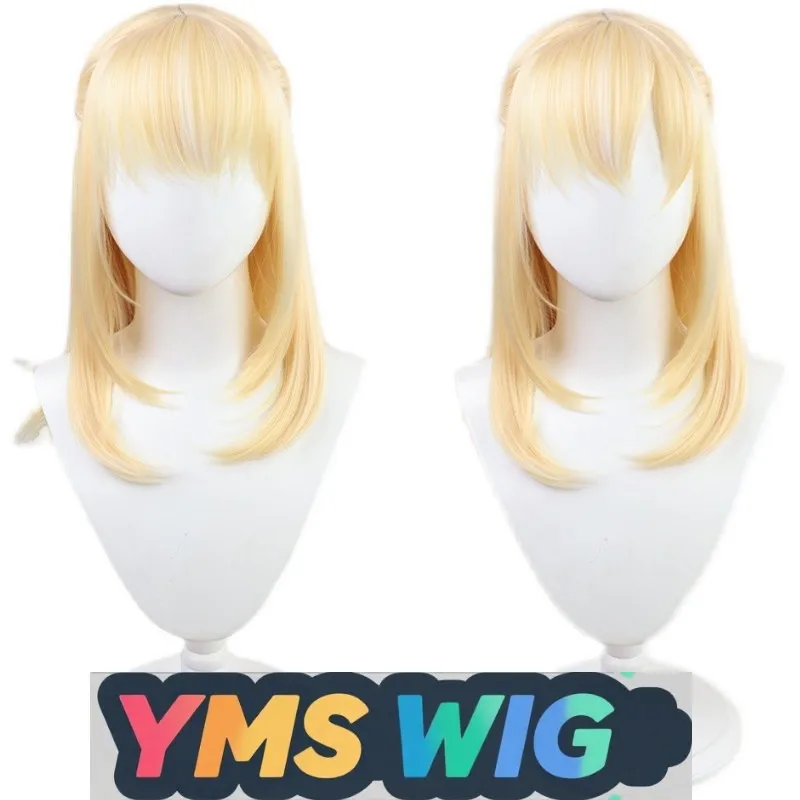 【YMS WIG】vtuber Virtual Idol Shiranui Freya Cosplay Wig Black Ribbon