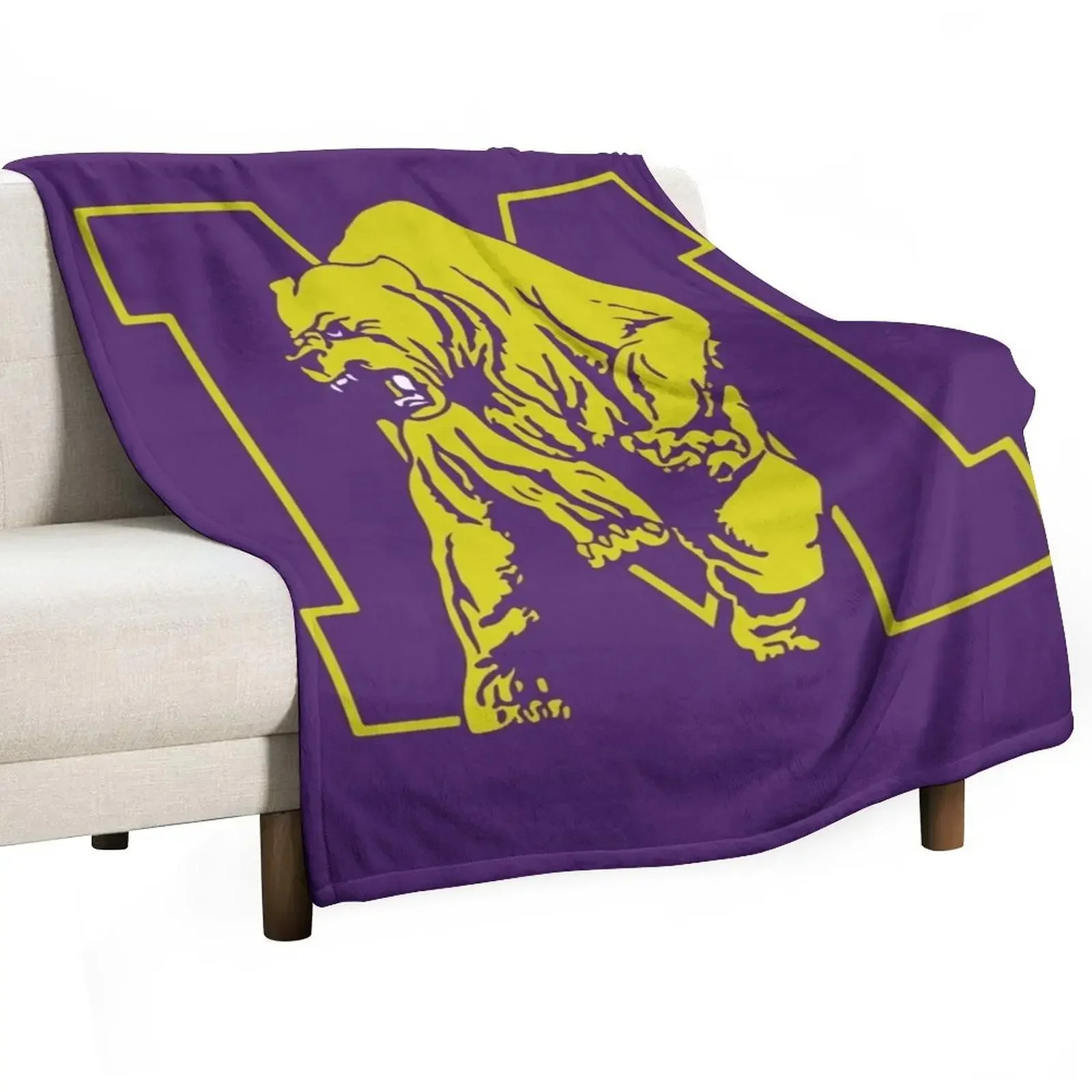 

Miles College Throw Blanket Vintage Extra Large Throw Soft Plush Plaid valentine gift ideas Blankets