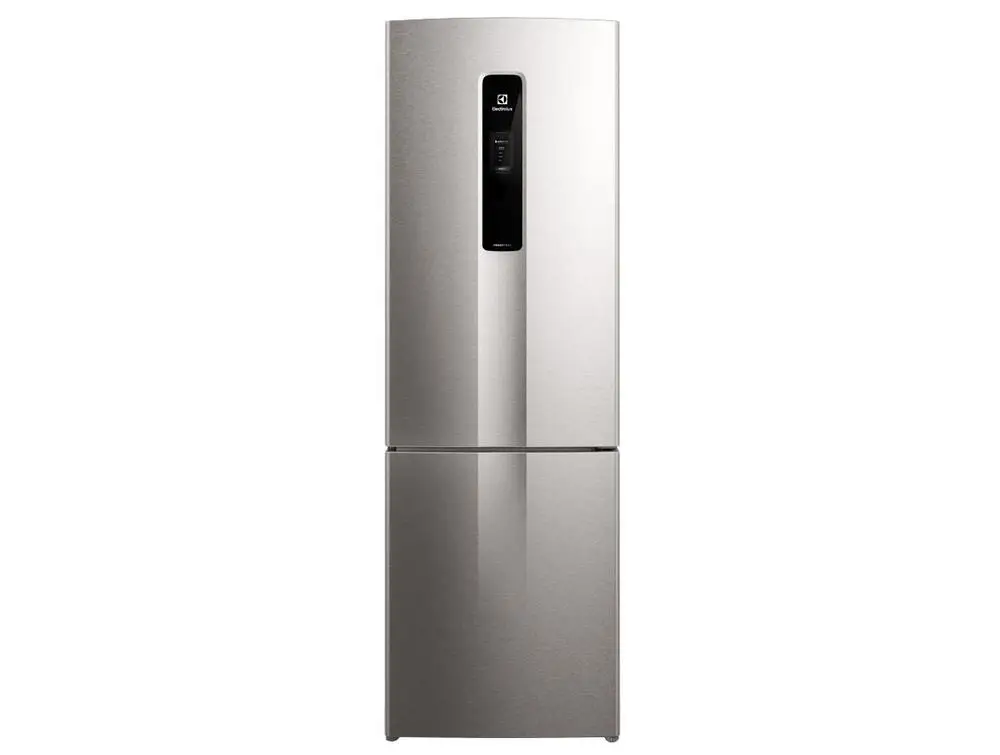 Geladeira/Refrigerador Electrolux Frost Free Inverse Inox Look 400L Efficient IB6S Bivolt - Bivolt