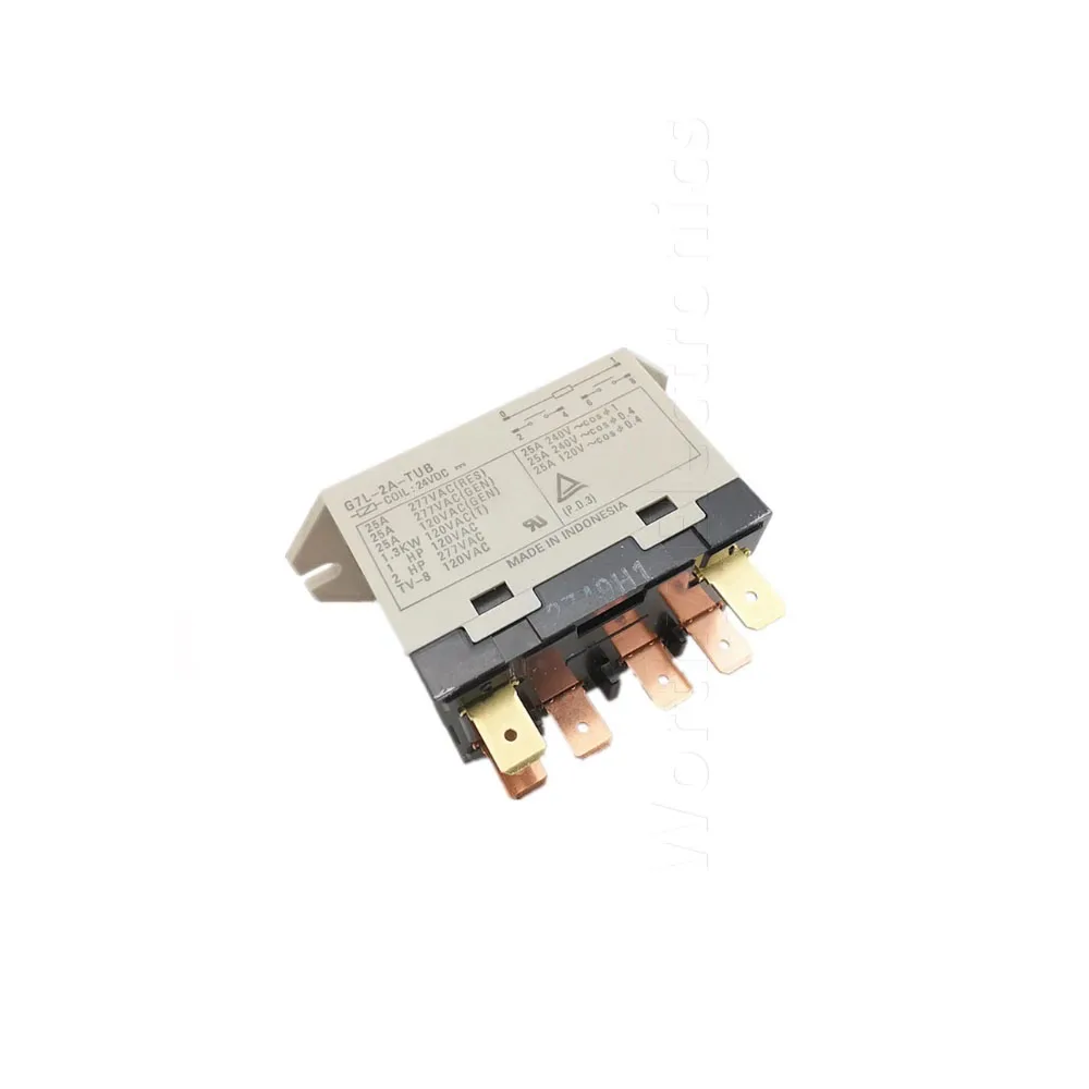 

Free shipping 10PCS/LOT G7L-2A-TUB 24VDC 25A 6PIN Relay