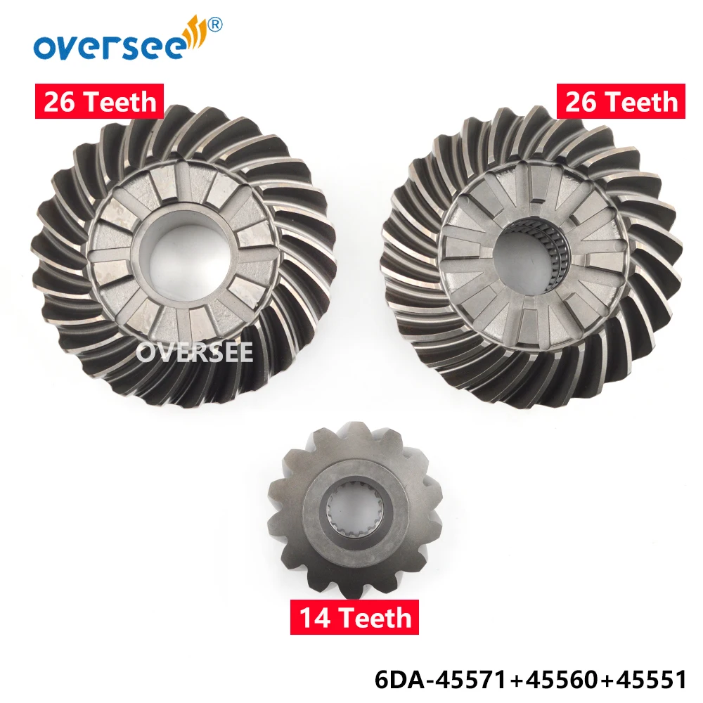 

6DA-45571 6DA-45560 6DA-45551 Gear Kit for Yamaha F175 F200 Outboard Engine Boat Motor Parts