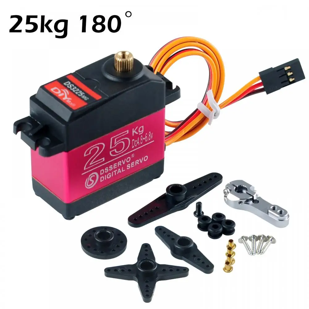 20/25/30/35/40/45/60/80/150kg digtal rc kernloses Servo wasserdichtes Servo mit hohem Drehmoment ds3218 ds3225 ds3230 ds3235 ds5160 pro – Detail 8