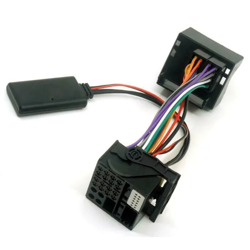 Doo Engy Bluetooth 5.0 Auto Radio Audio AUX Adapter Kabel Kabelbaum Steuergerät mit Mikrofon für