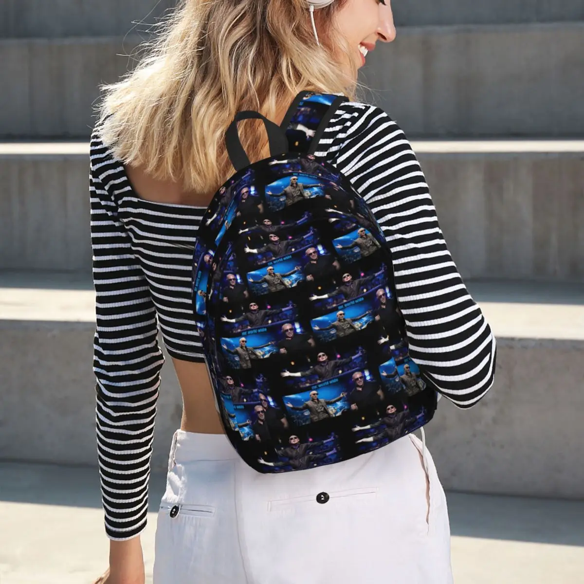 

Mr Worldwide Student Backpack School Bag Hiking Travel Daypack for Men Women Fashion Bookbag Shoulder Bags
