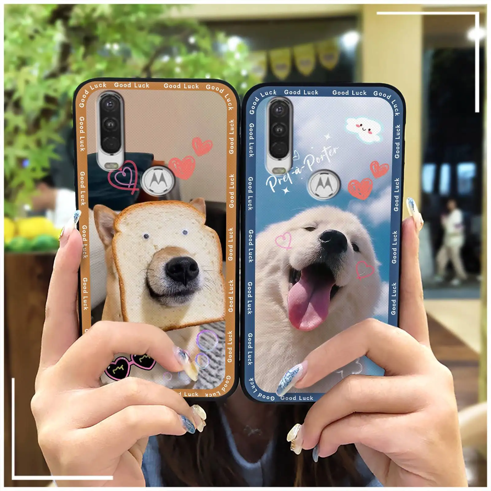 Durable Shockproof Phone Case For MOTO P40 Power/ONE Action Waterproof Anti-knock TPU Mobile Case Graffiti Full wrap