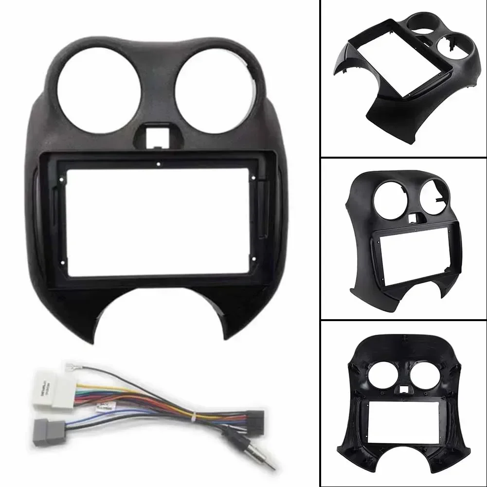 

Carhome OEM Quality Navigation Frame Car Radio Fascia For Nissan Micra/March(K13) 2010-2013 Dashboard Panel Frame Kit Car Access