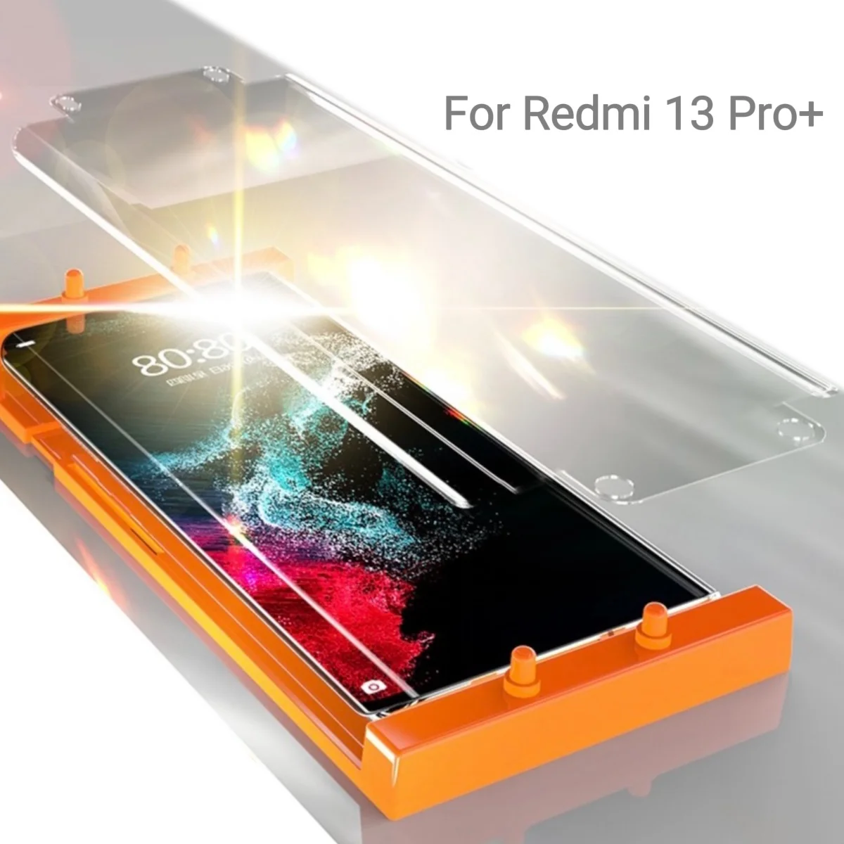 Für redmi 13 pro plus galaxy explosions geschützter Displays chutz mit Installation skit nicht gehärtetes Glas